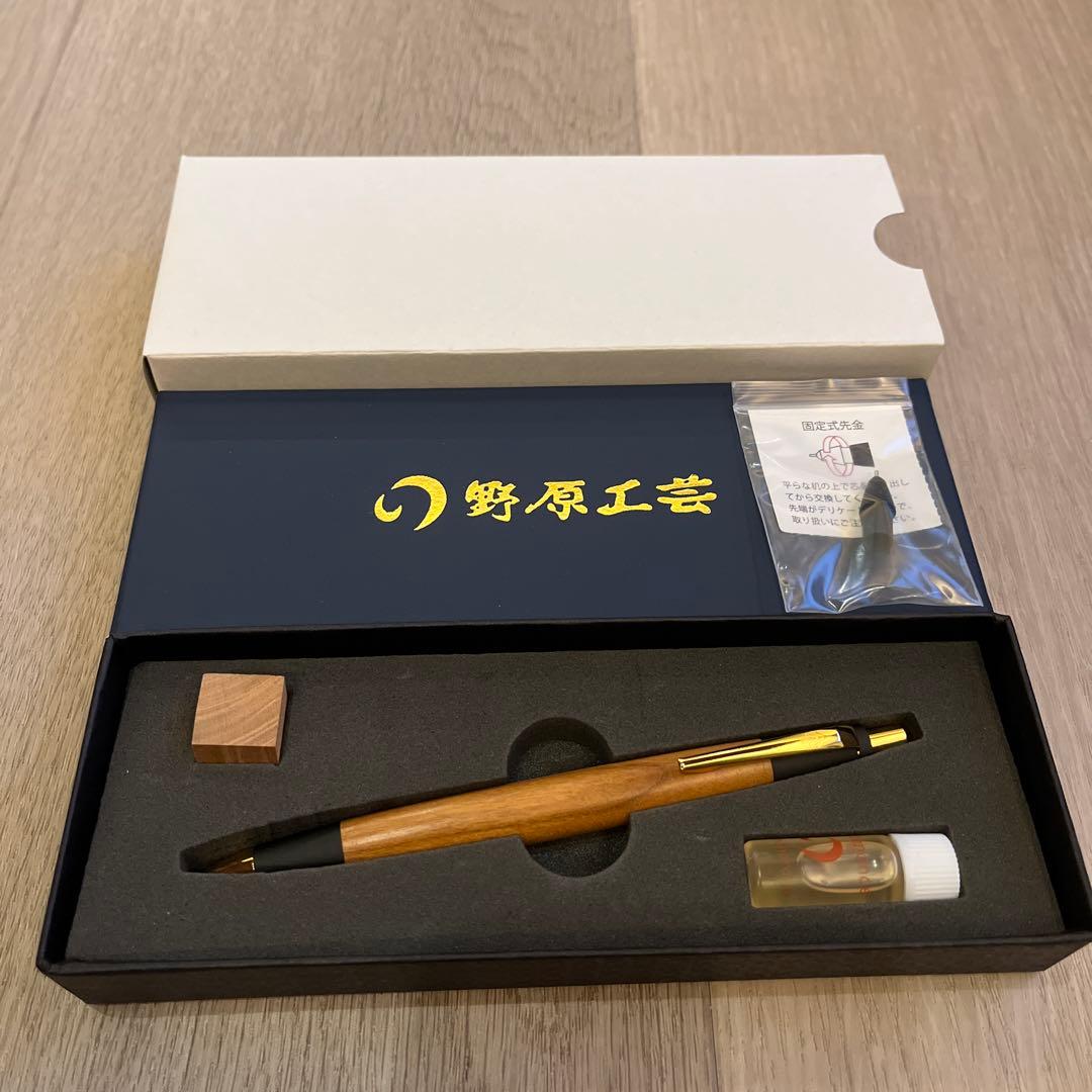 【新品未使用】　【野原工芸】　新型シャープペンシル　梅　sanzoクリップ