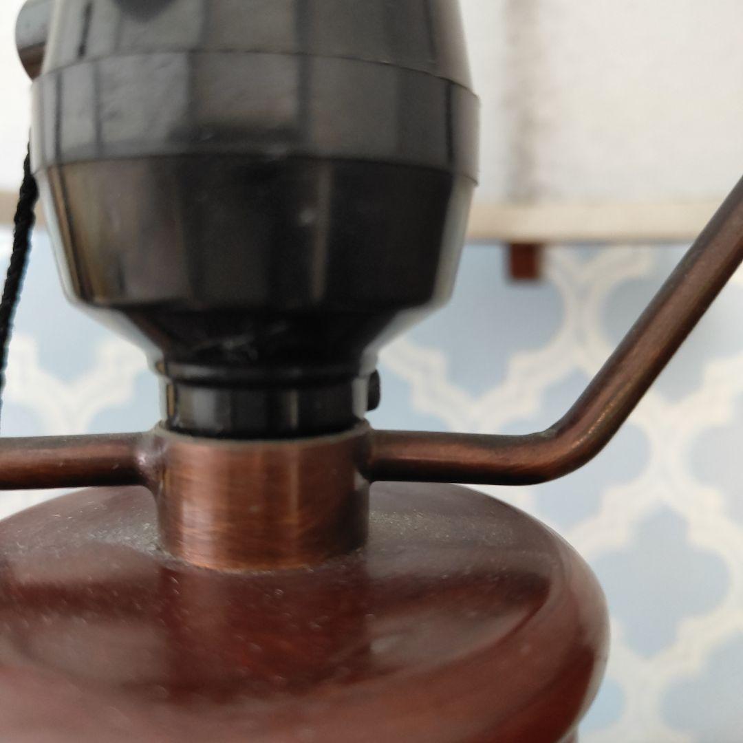 美品　レア北海道民芸家具店　レトロなアンティークランプ