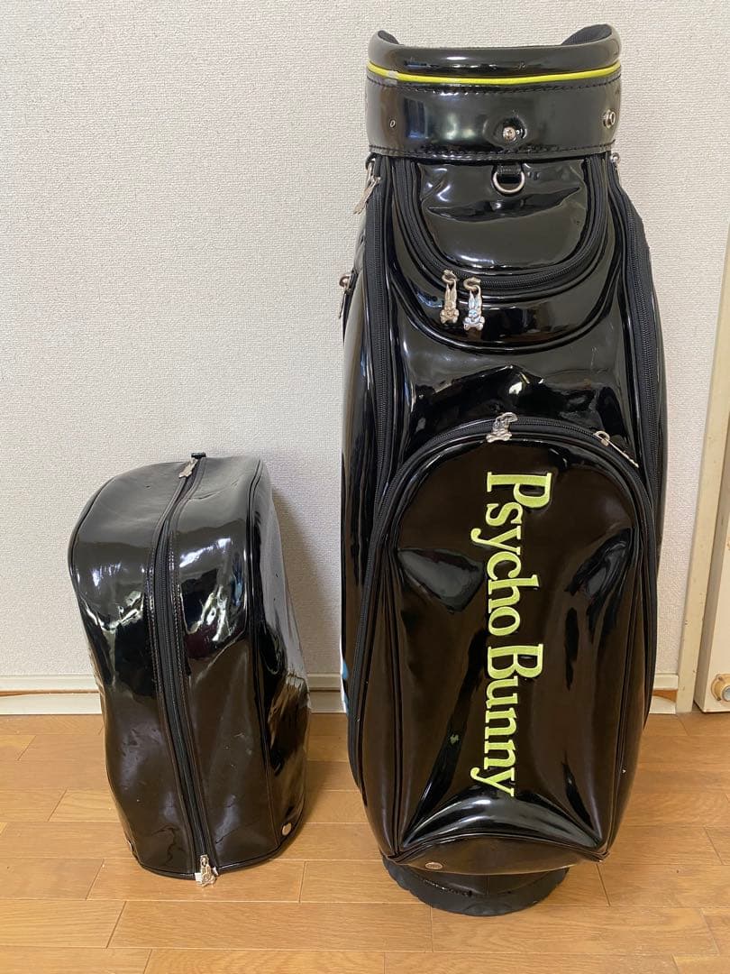 ※週末限定SALE Psycho Bunny キャディバッグ ブラック