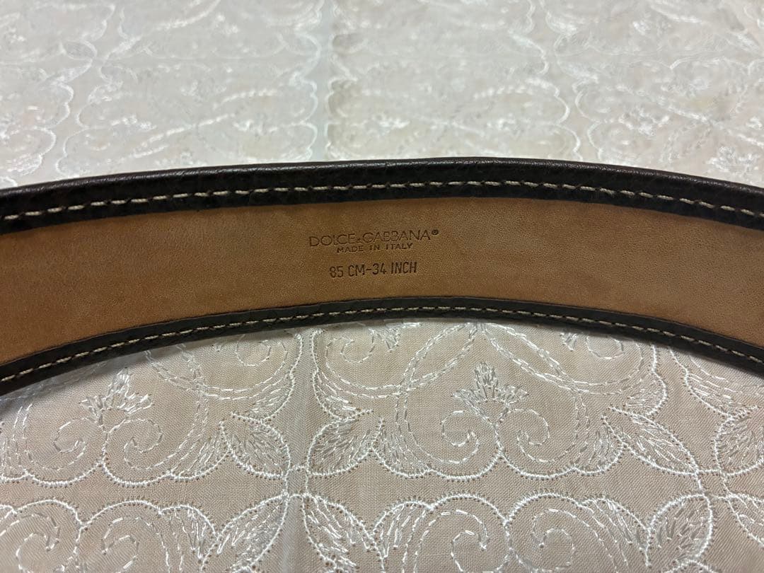 Dolce & Gabbana ヒョウ柄 ベルト