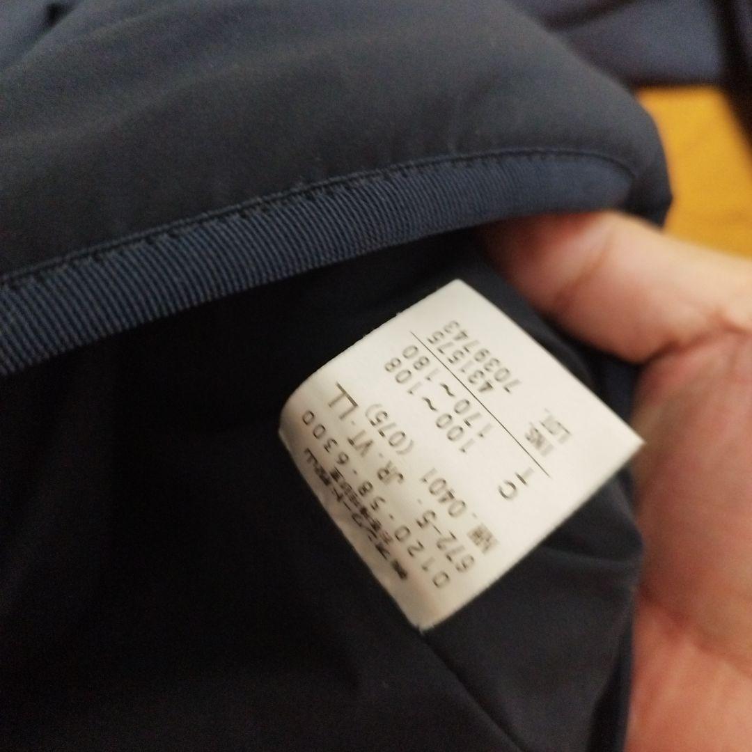 23区 GOLFウェア LLサイズ 撥水ニットコンビブルゾン メンズ ネイビー