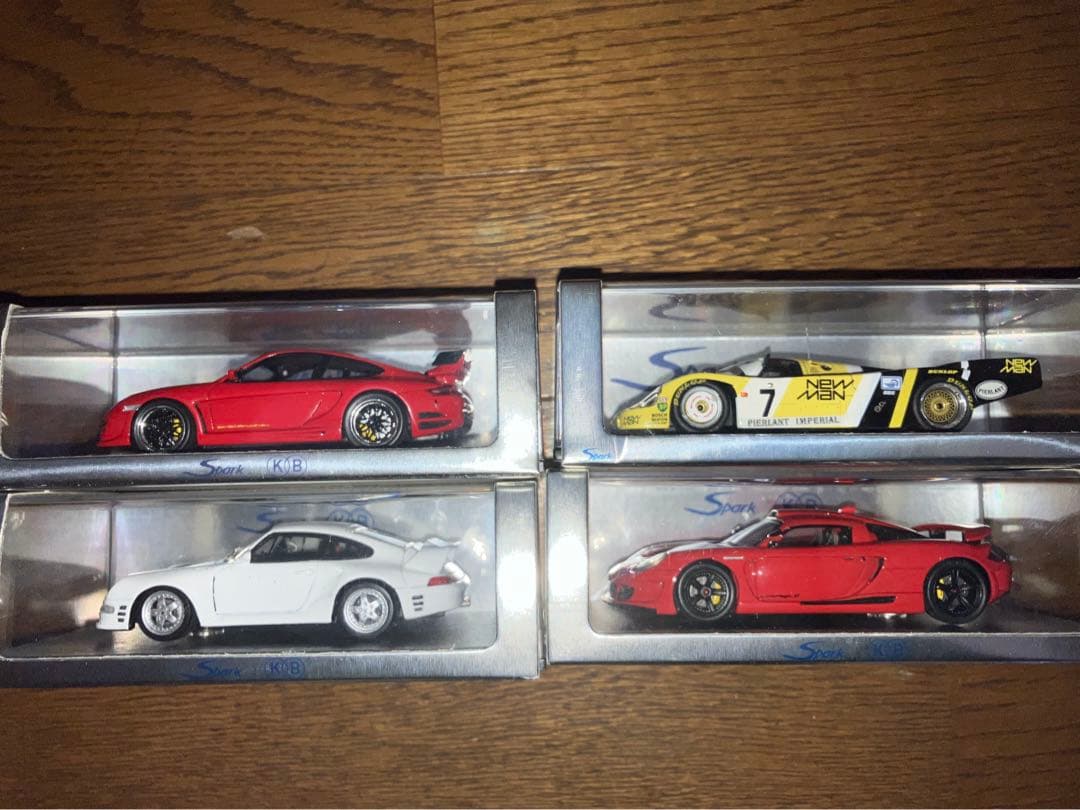 カ*ズ様 スパークモデル 1/43 ポルシェミニチュア4種