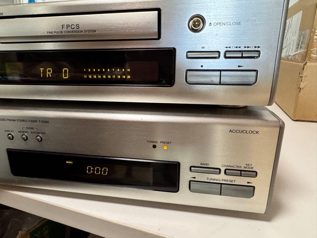 ONKYO オンキヨー　ディスクプレーヤー C-722M T-422M セット