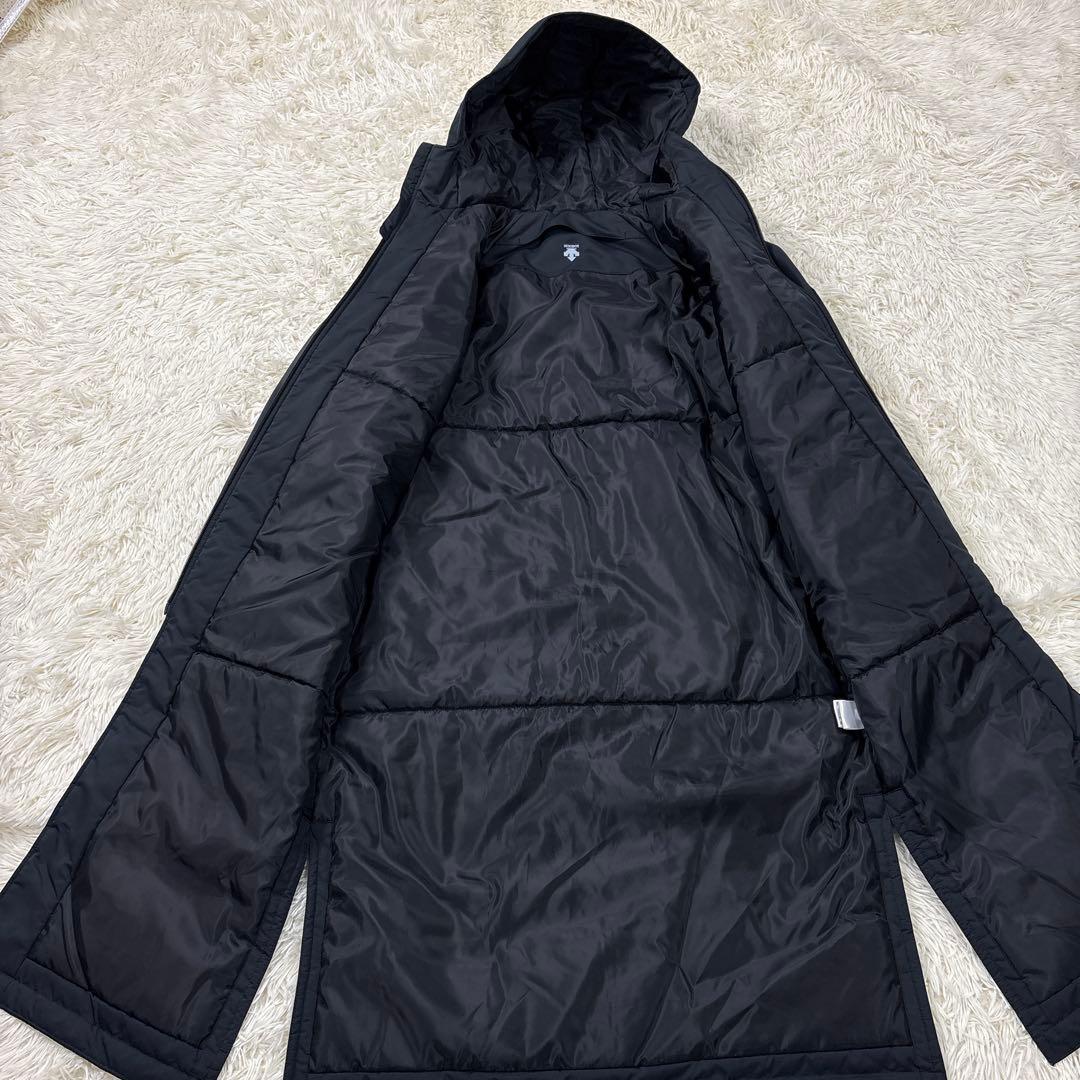 DESCENTE デサント2023年モデル 中綿 ベンチコート 黒 S