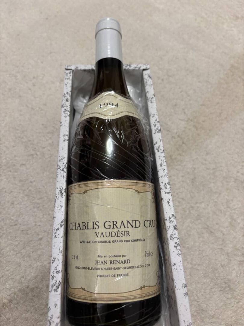 Chablisgrand cruvaudesir 1994高級ヴィンテージワイン
