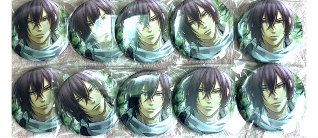 薄桜　真改　遊戯録　隊士達の大宴会　ebten エビテン　缶バッジ　斎藤　10点