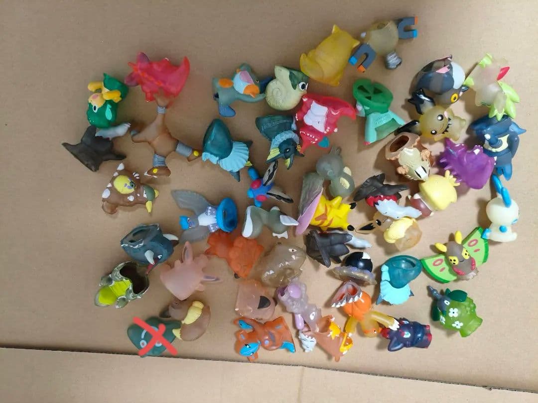 ポケモン指人形　クリアのみ　約45体　まとめ売り　レア　希少