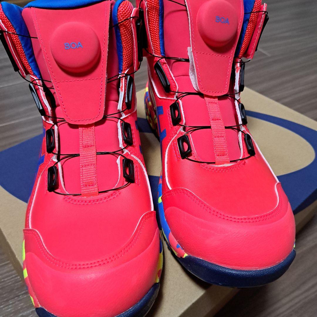 未使用　ASICS アシックス安全靴 希少カラー　ピンク