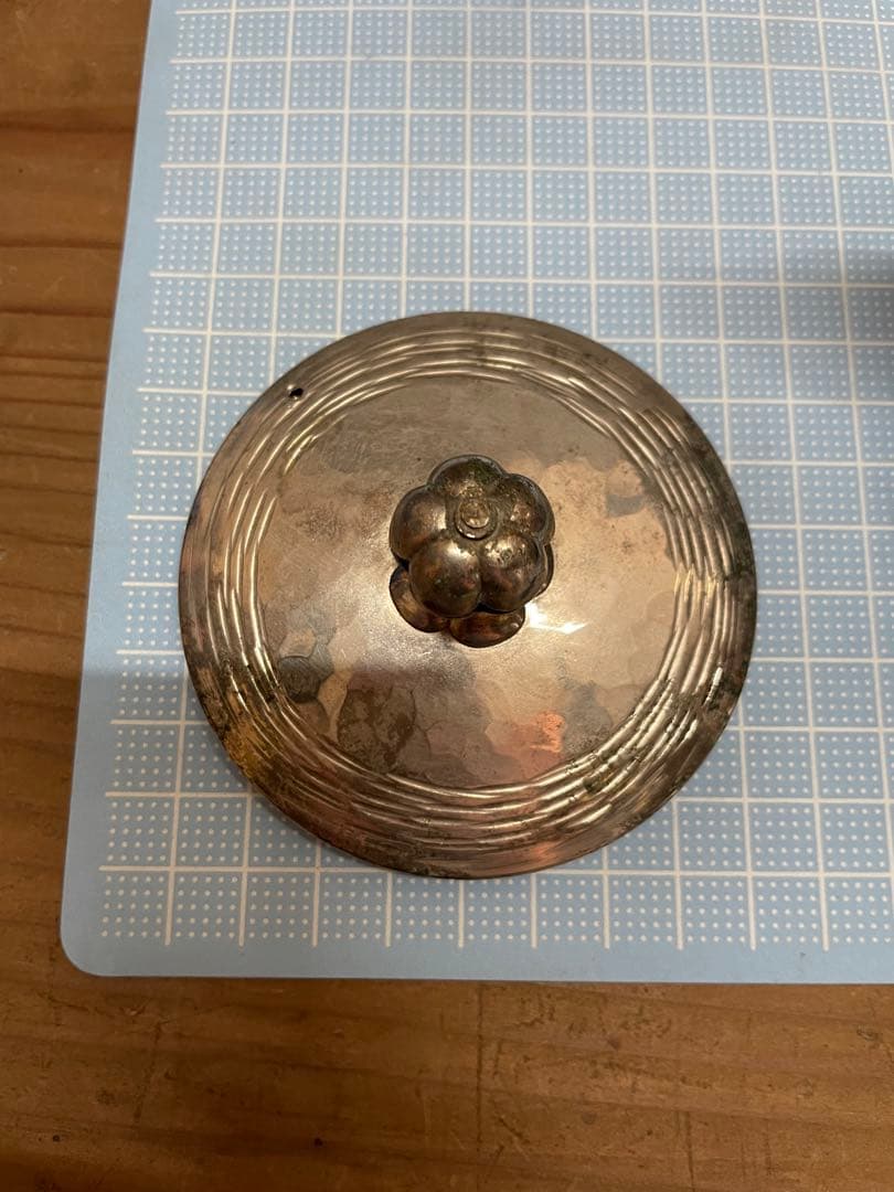 ア*社様 薬缶【m1349 水注　水さし 湯沸かし　急須　茶器　茶道具　煎茶　銀