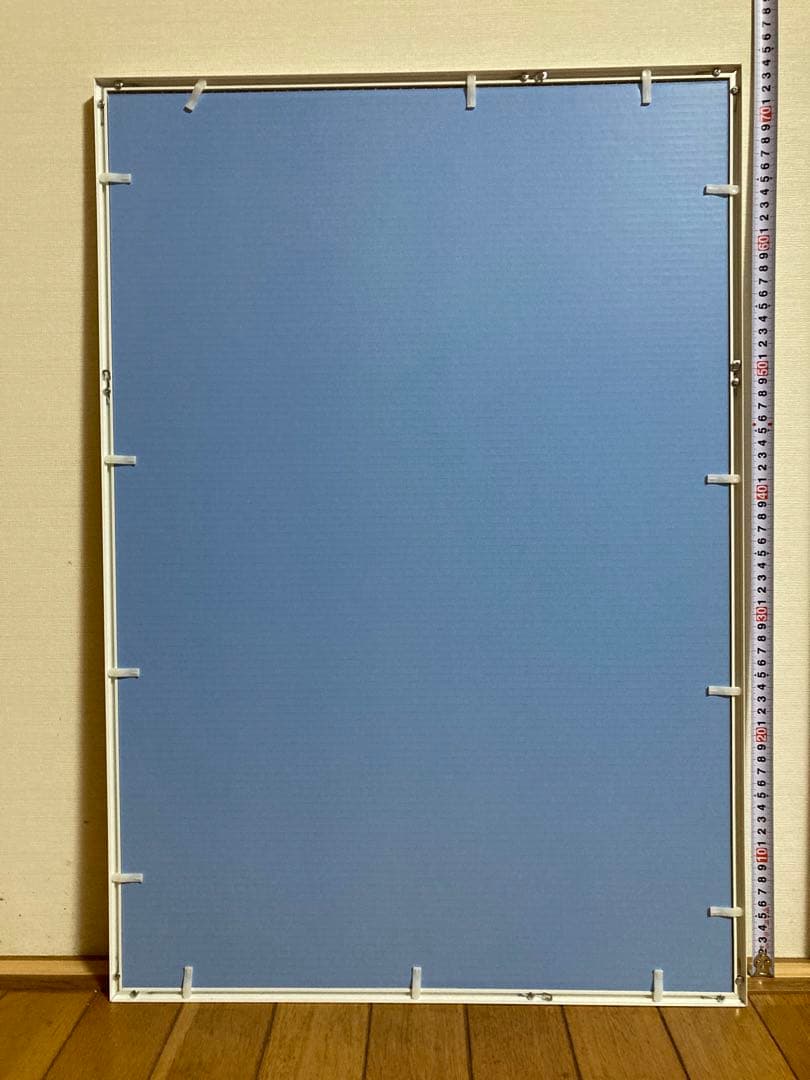 千P①恐竜ジグソーパズル　プテラノドン他17体　アルミ額50×74㎝完成品極美品