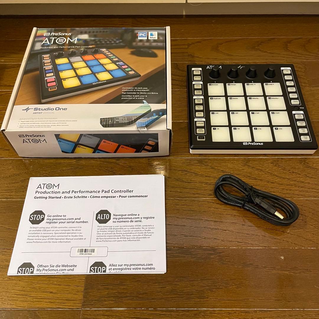 PreSonus ATOM MIDIパッドコントローラー