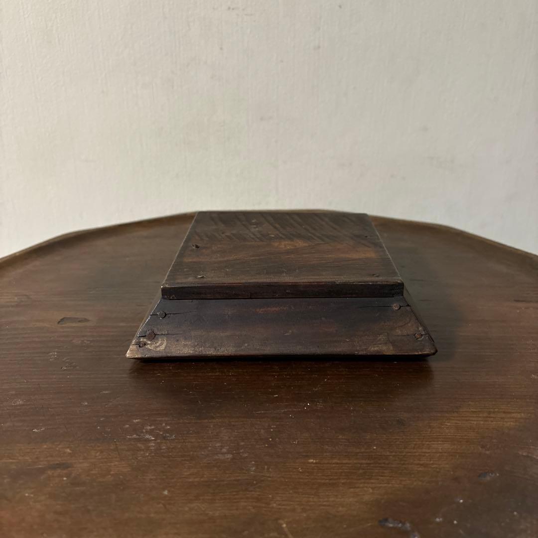 李朝　朝鮮王朝時代　祭祀の器　木皿　1点　⑤アンティーク　韓国骨董　古道具　骨董