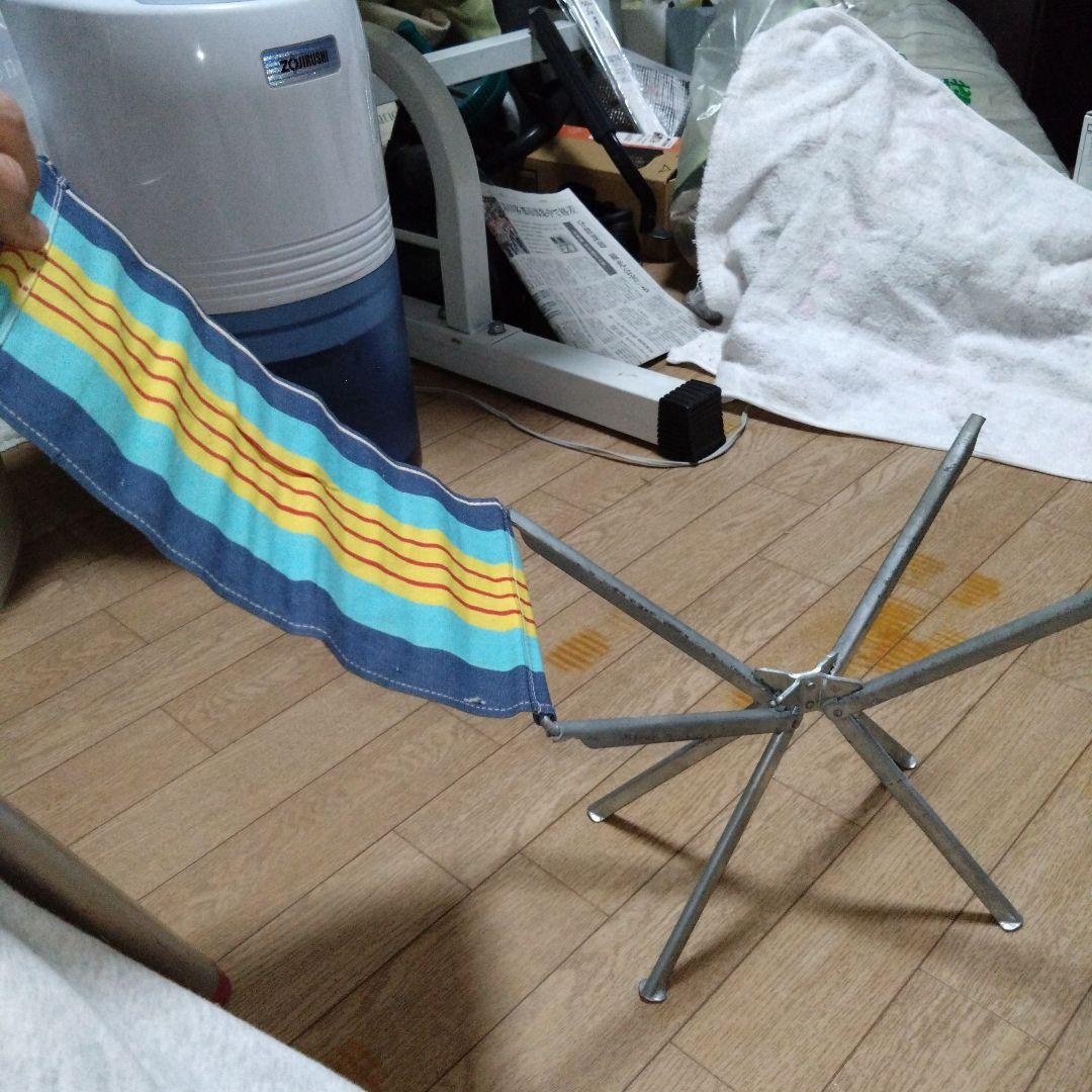 ★希少★昭和★レトロ★1970大阪万博見学 折りたたみイス