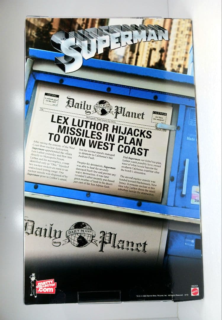 海外製 マテル スーパーマン レックス・ルーサー フィギュア