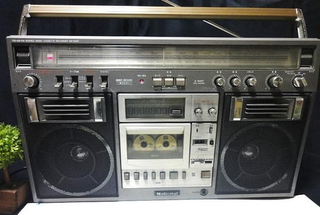 ♪昭和銘機 清掃整備済ラジカセ National 迫力音質　RX-5400♪