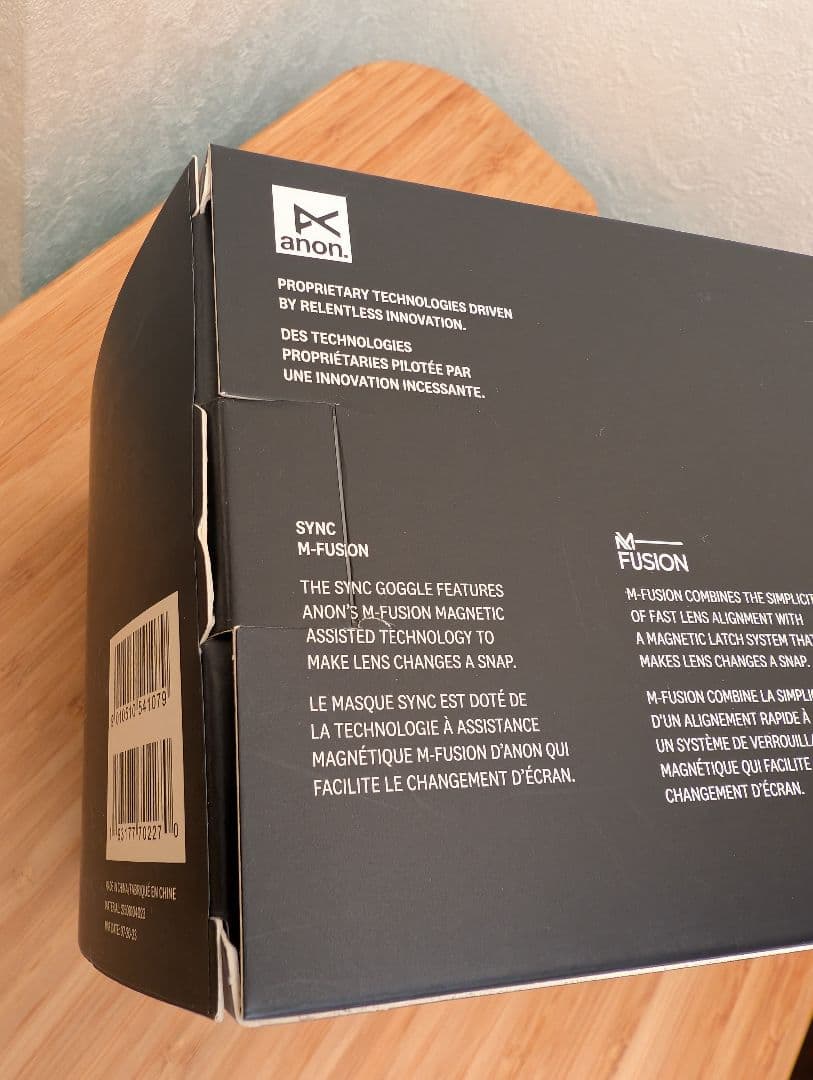 ⑧anon.Sync Low Bridge Fit Goggles+B.lens