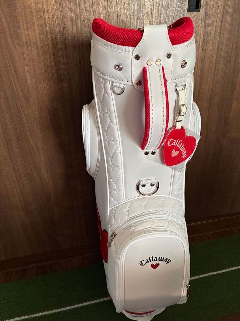Callaway ゴルフバッグ ハートモチーフ　ヘッドカバー付き