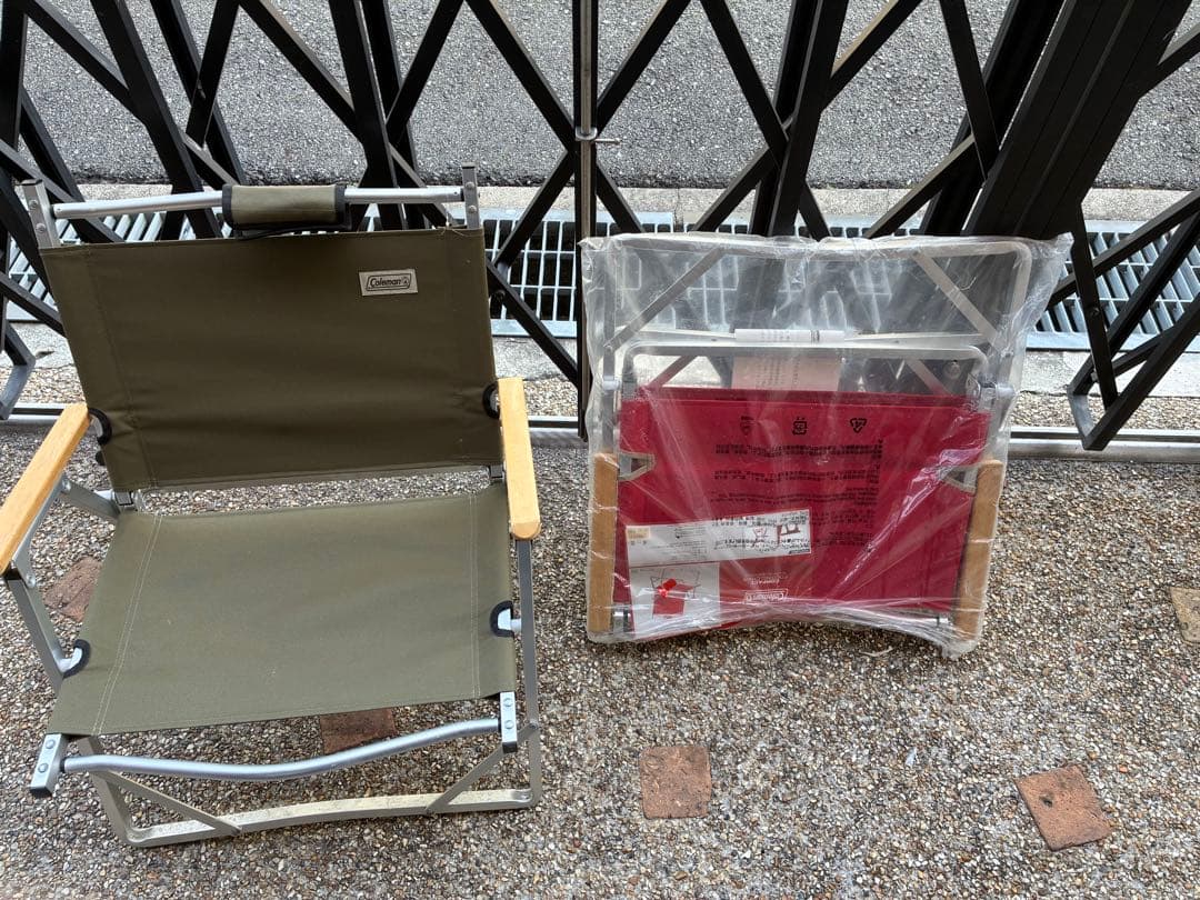 2個セットコールマンColemanコンパクトフォールディングチェア折り畳み可