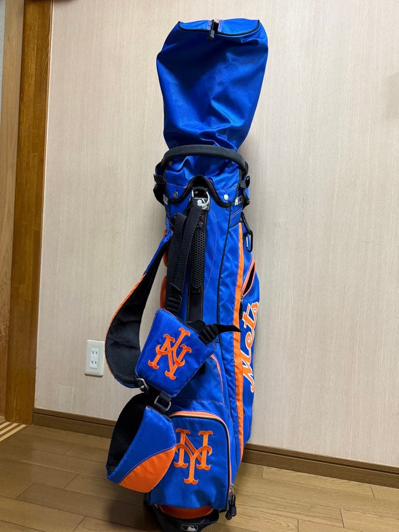 NY Mets スタンドゴルフバッグ メッツカラー