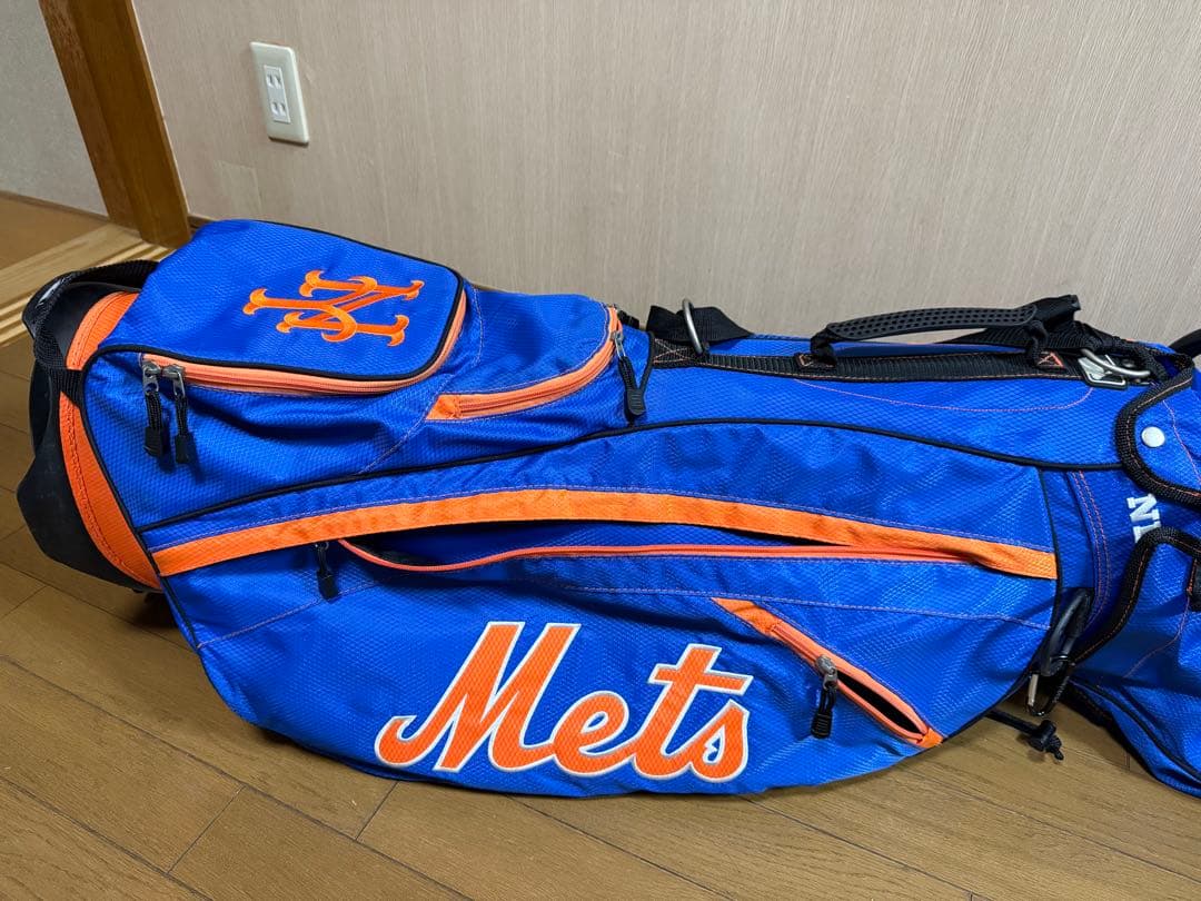 NY Mets スタンドゴルフバッグ メッツカラー