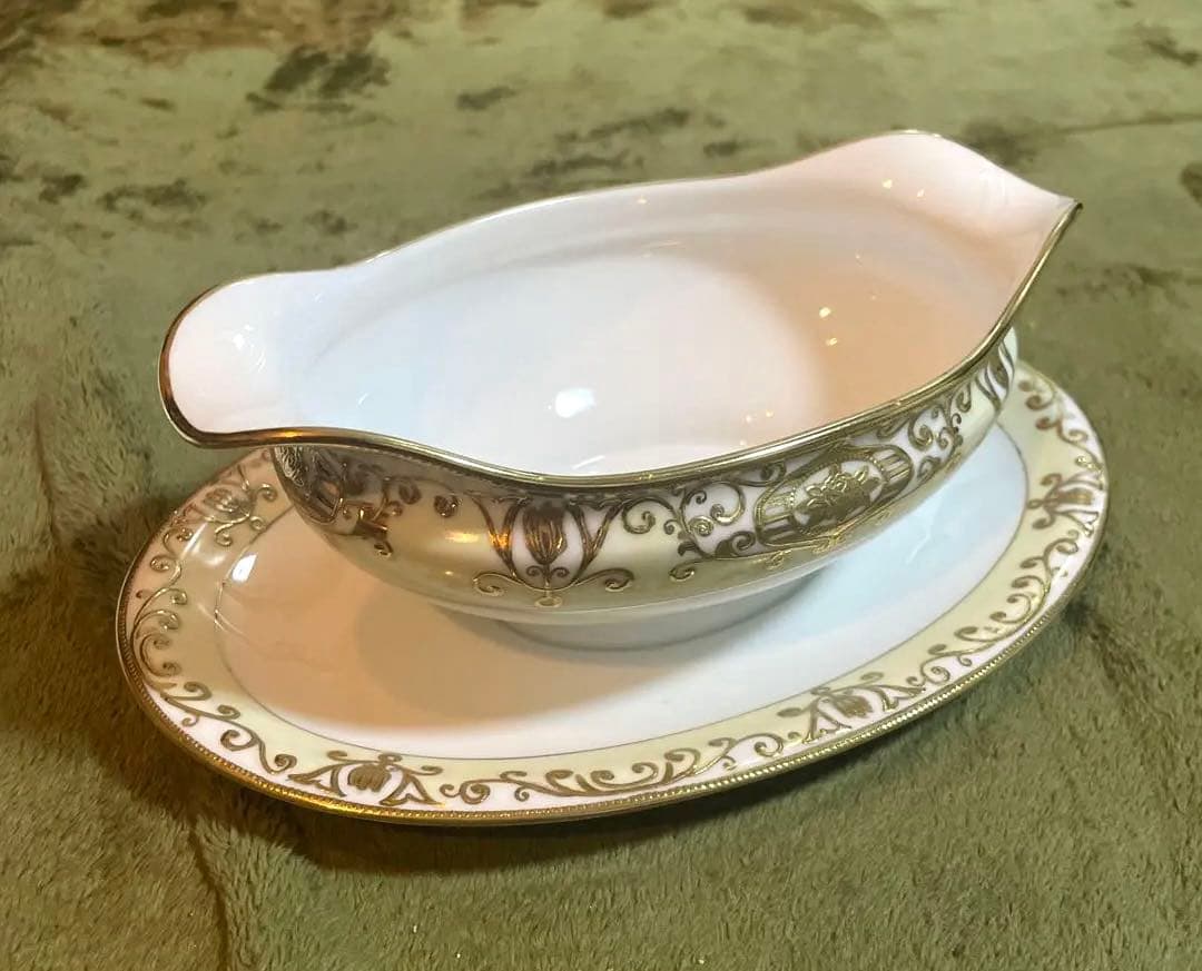 オールドノリタケOLD NORITAKE金彩スープカレー皿