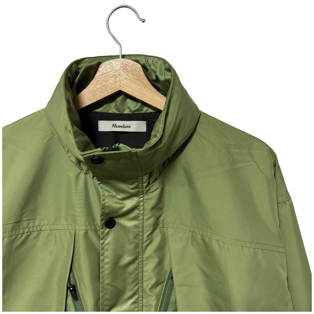 ラッセルノ ゴルフ 2Way カスタム ロング ジャケット カーキ XL 6
