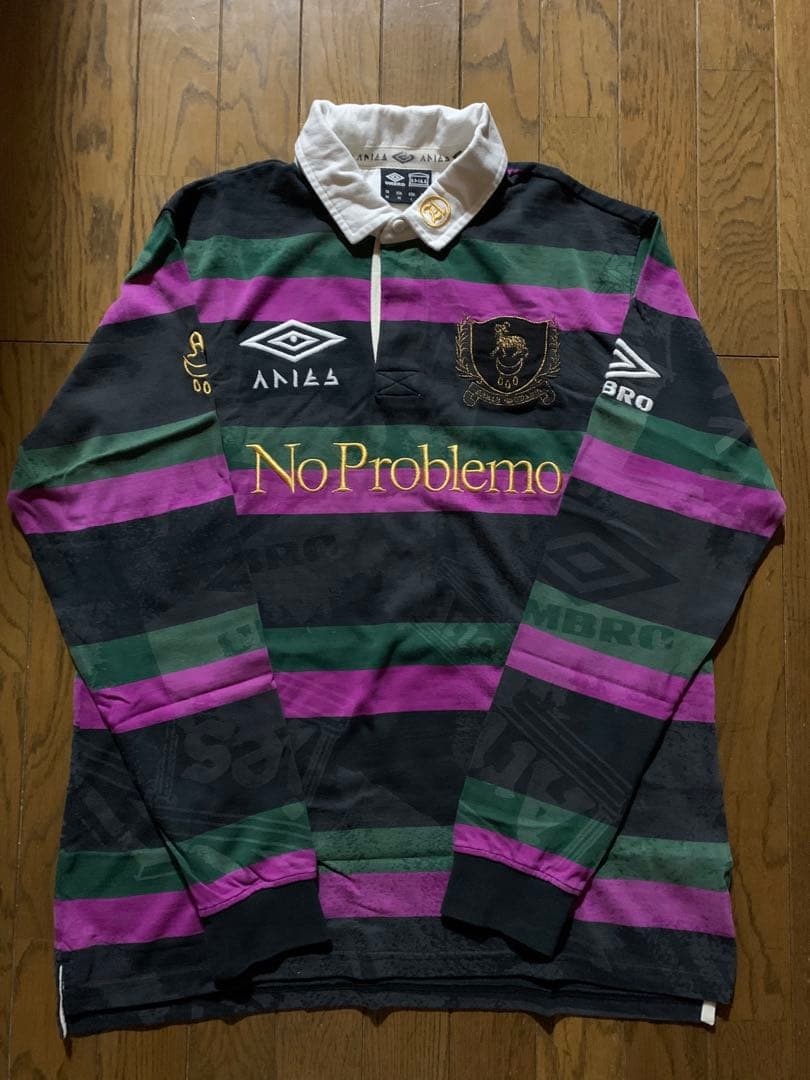 aries umbro ラガーシャツ no problemo