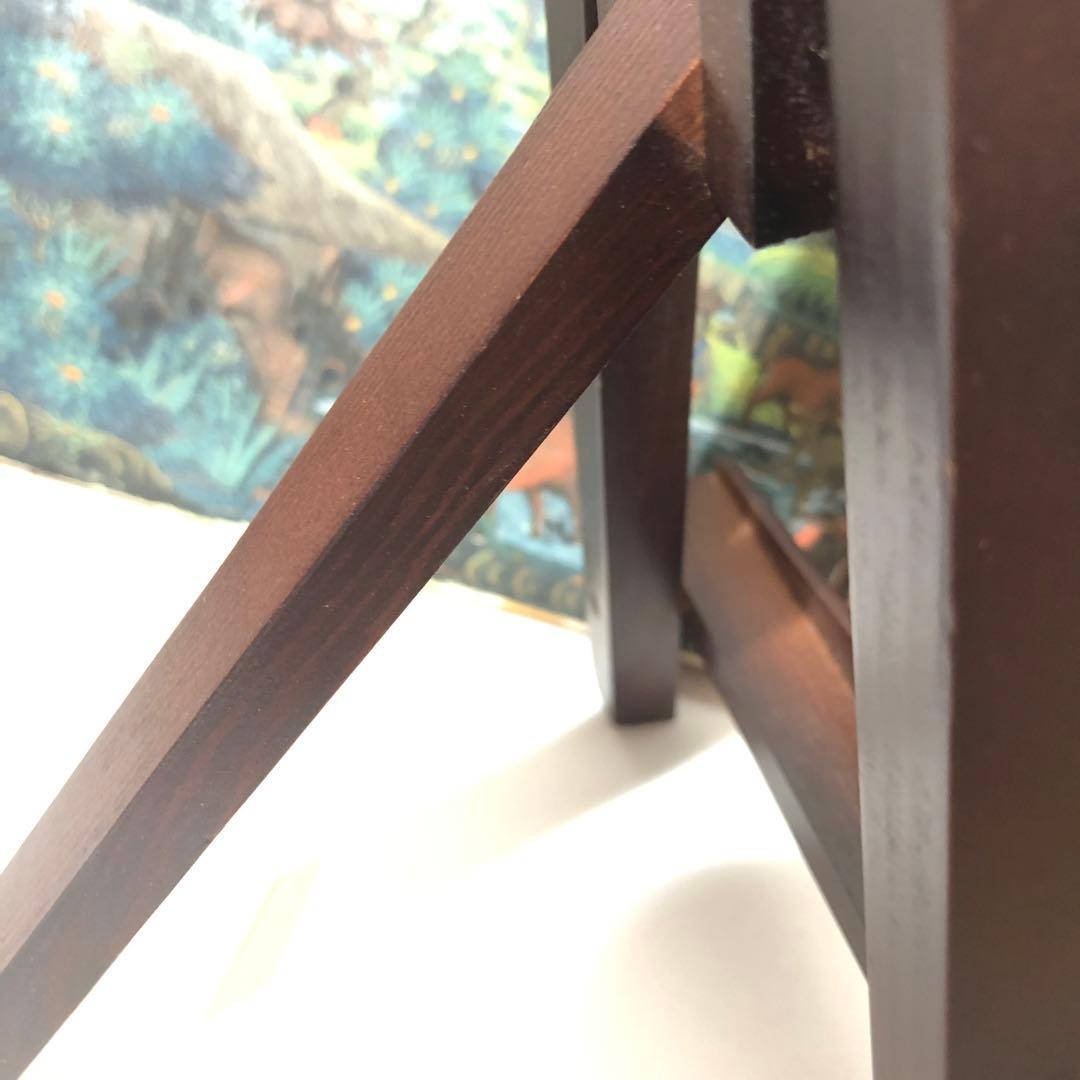 バリ島　油彩画　手描き　木製スタンド付き　一点物アート　アジアンインテリア