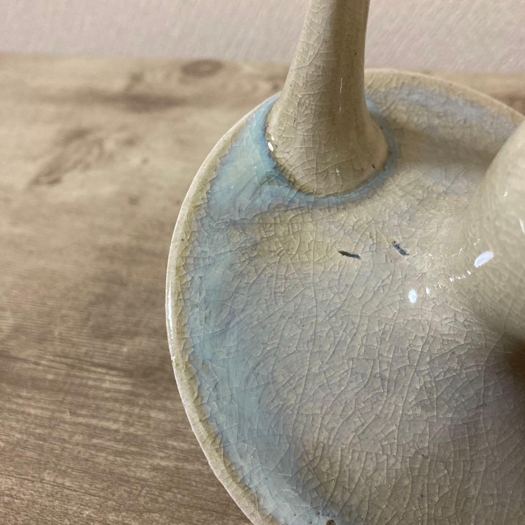 遠州七窯　奈良赤虜焼　香柏窯　尾西樂斎　楽斉　酒器　徳利