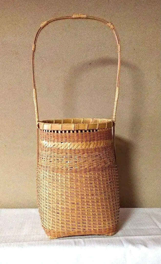 清斎作竹の花籠