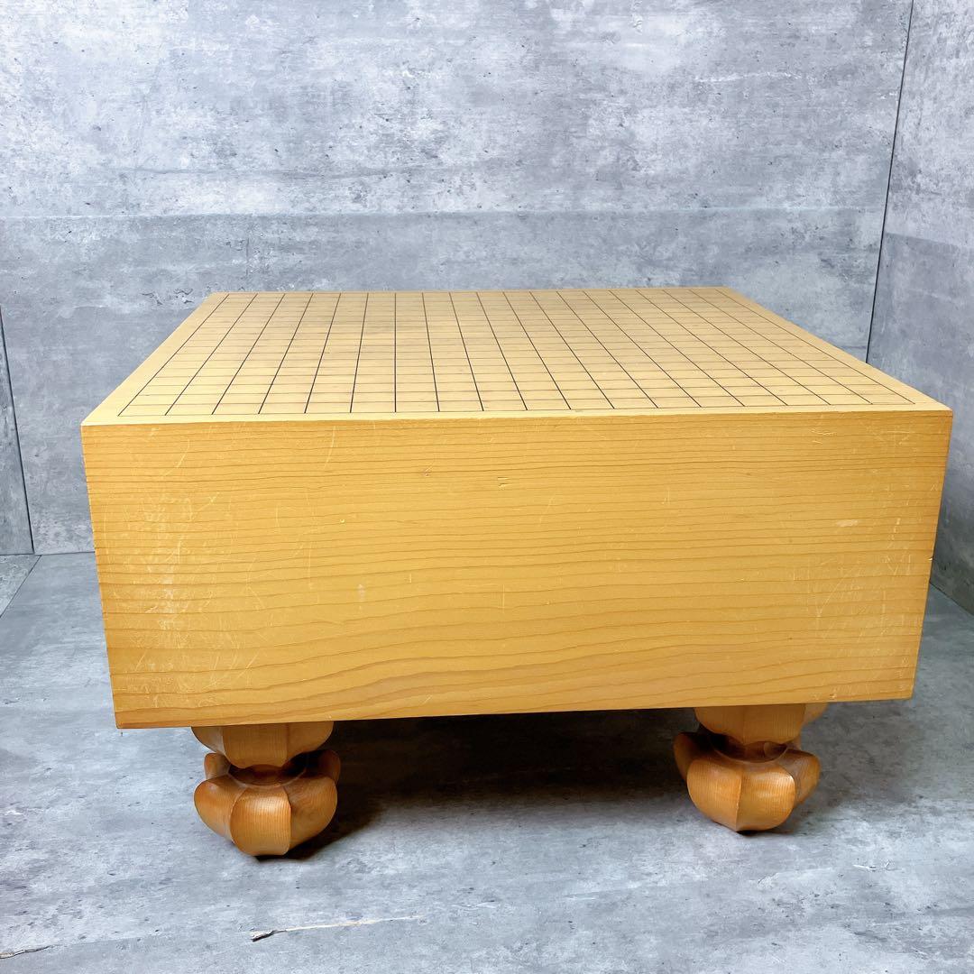 蛤碁石32号サイズ 5.7寸柾目碁盤 蓋つき セット