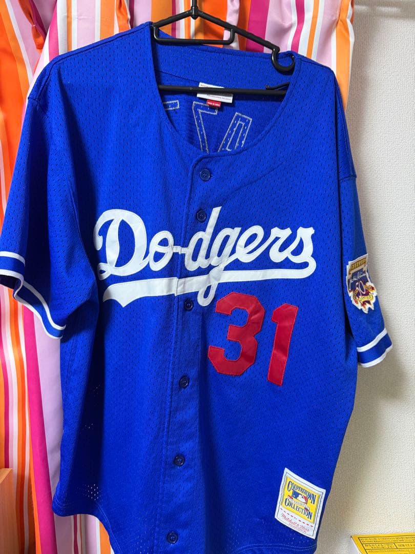 ミッチェルアンドネス Dodgers ユニフォーム Piazzza 31番