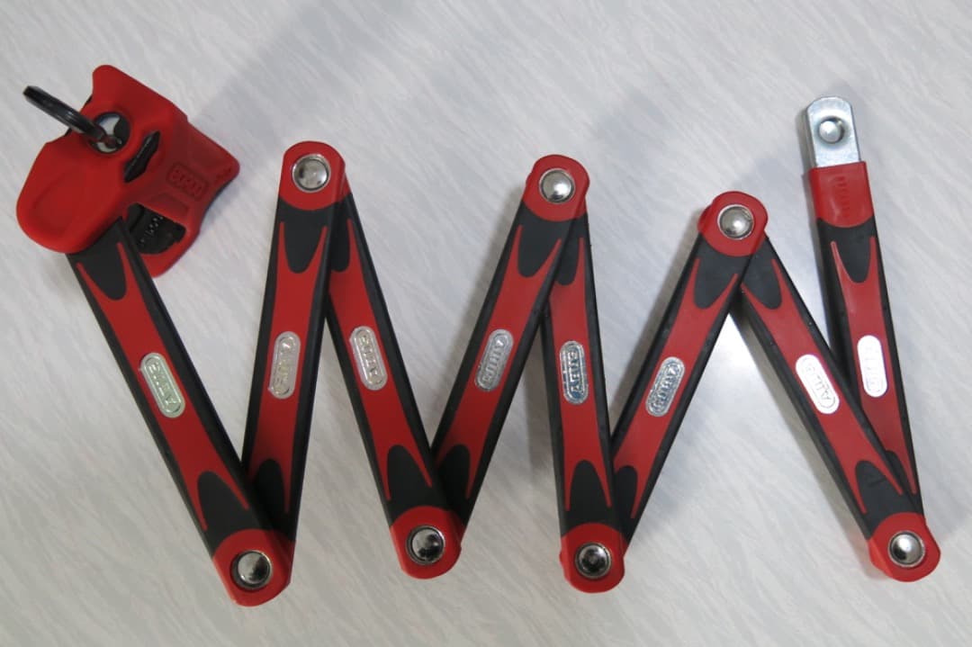 アブスABUS BORDO Big6000FoldingLock 120cm赤