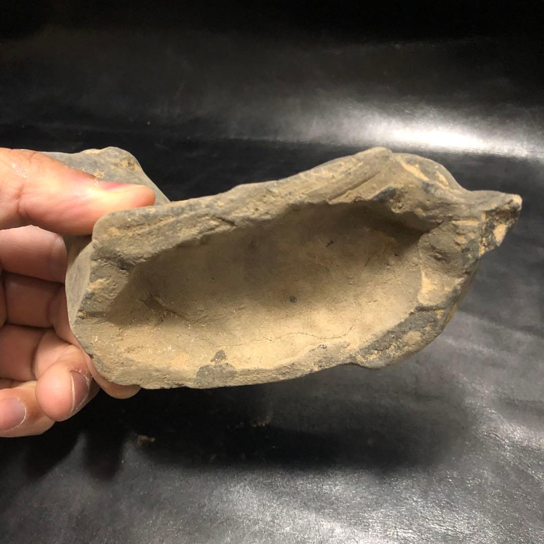 蔵から中国古銭と一緒の箱から出てきた 5体の内の1体　 水牛うし中国古美術土器