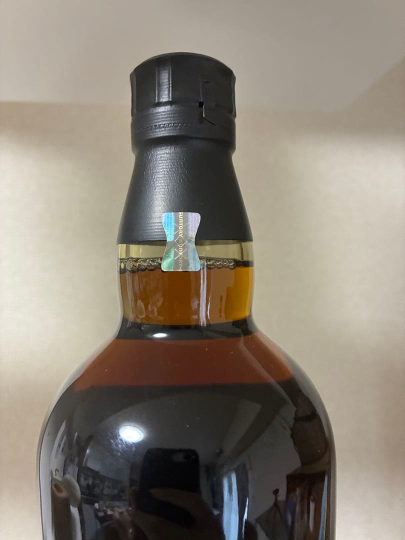 【新品未開封】サントリー山崎18年　シングルモルトウイスキー　ホログラム付正規品