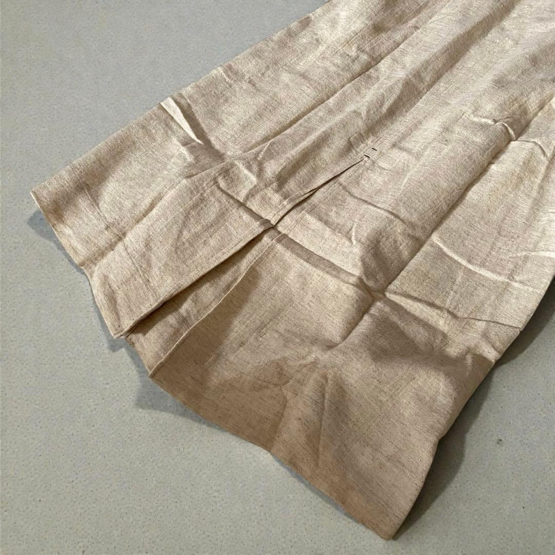 新品タグ付✨genten ゲンテン 綿 麻 毛 ワンピース 羽織り 40 L