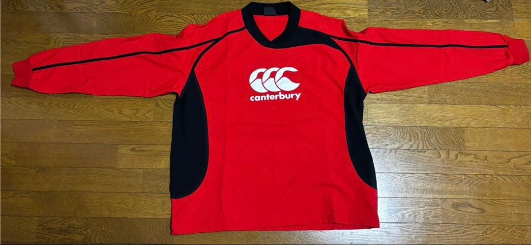 Canterbury 赤 ウォームアップウェア セット