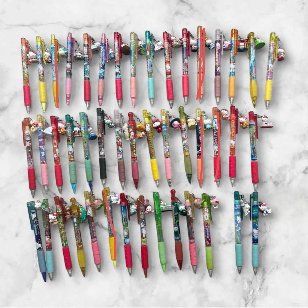 【49本セット】ご当地限定 ハローキティ シャープペンシル コレクション