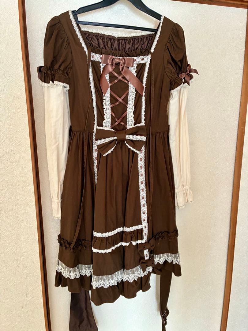 アンジェリックプリティ　ブラウン ワンピース