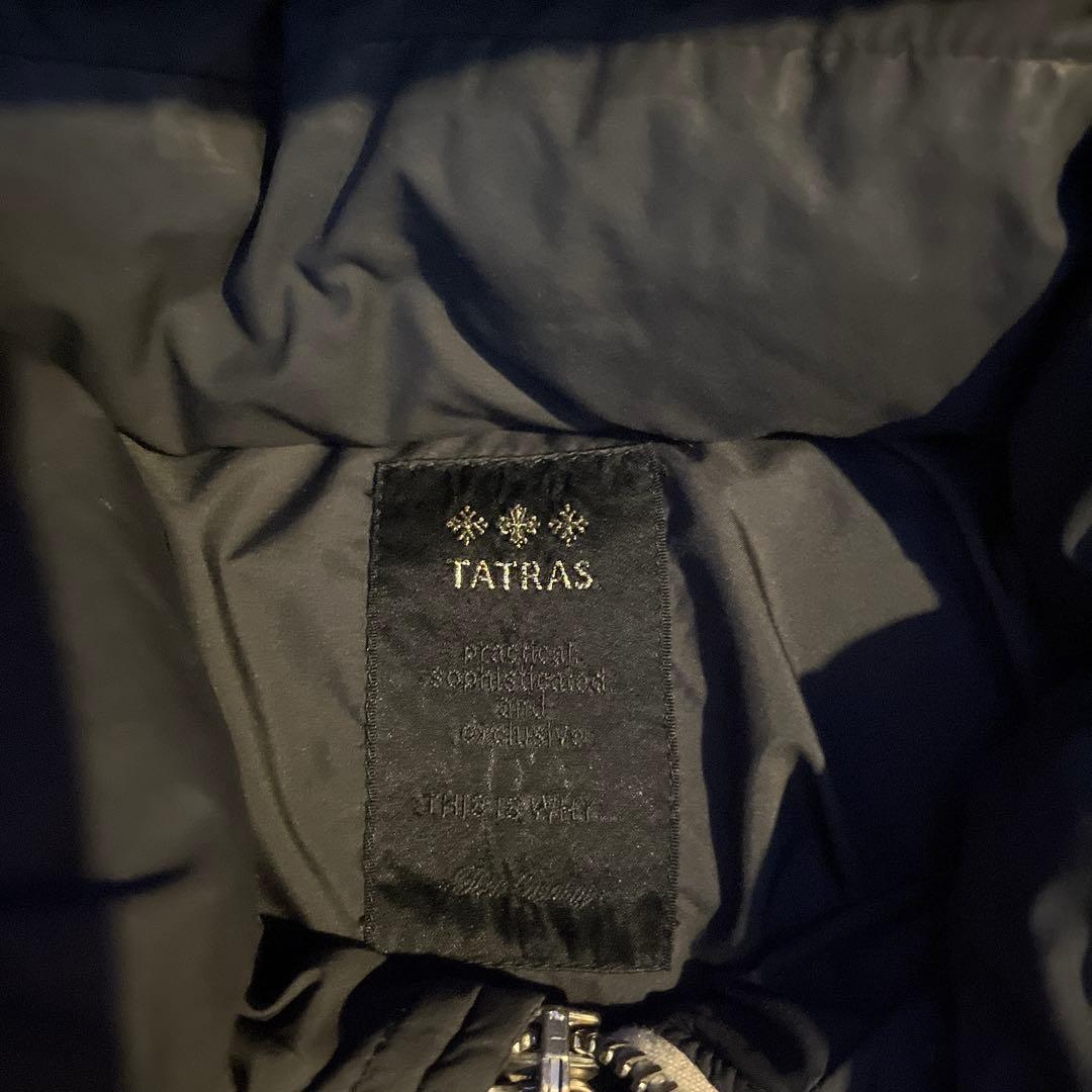 TATRAS ダウンジャケット フーディー 2way ブラック サイズ4