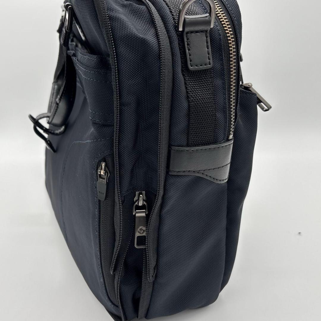 【美品】Samsonite 2way 拡張 ビジネスバッグ ブリーフケース 軽量