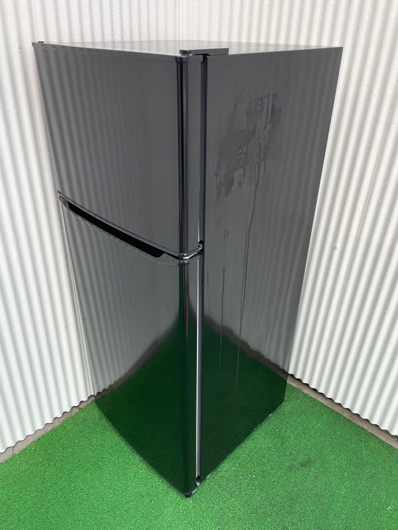 925 ハイアール 130L ブラック 2ドア冷蔵庫 スリム幅 一人暮らし 単身