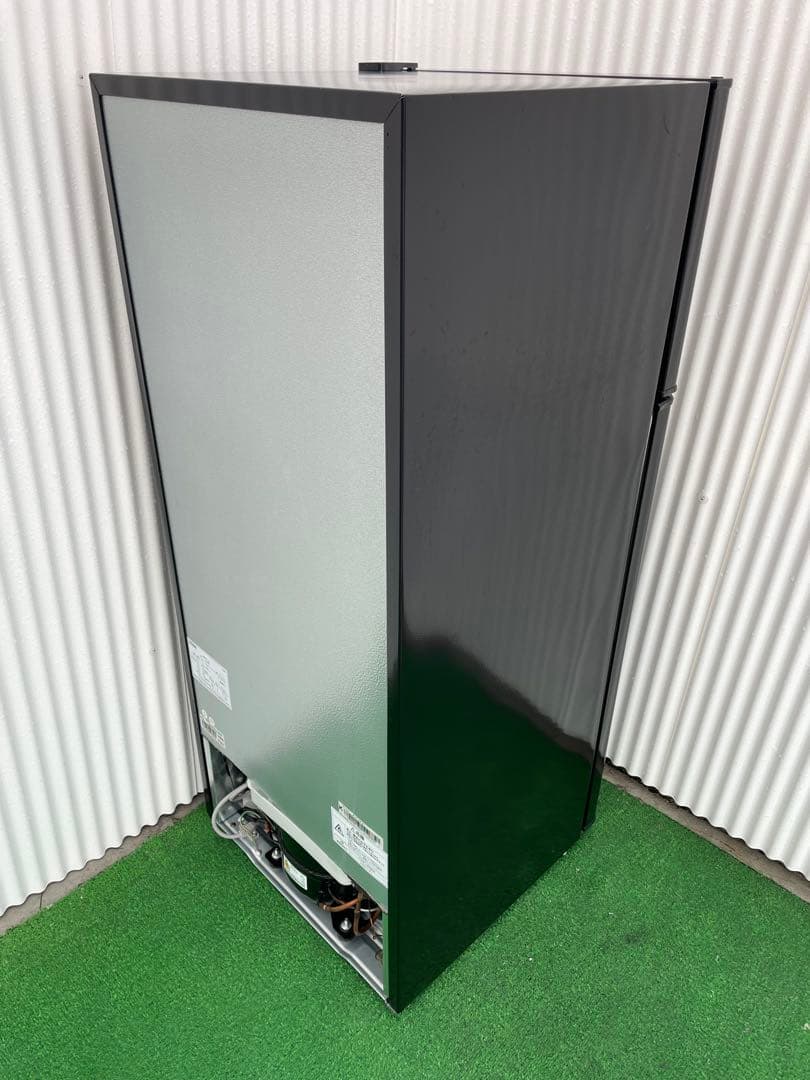 925 ハイアール 130L ブラック 2ドア冷蔵庫 スリム幅 一人暮らし 単身