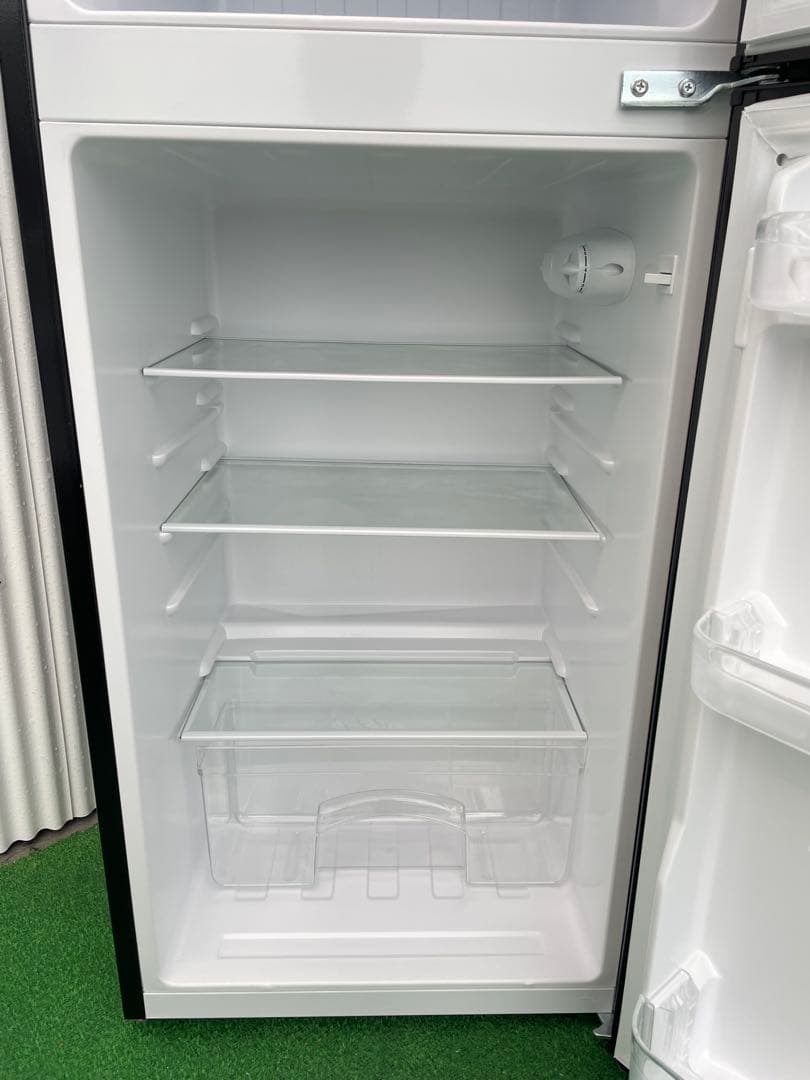 925 ハイアール 130L ブラック 2ドア冷蔵庫 スリム幅 一人暮らし 単身