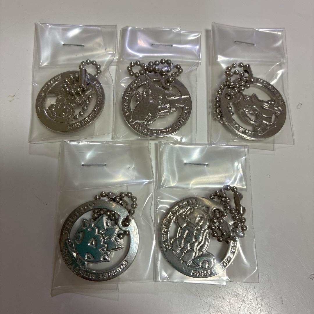 ポケモン　型チェーン　5種セット