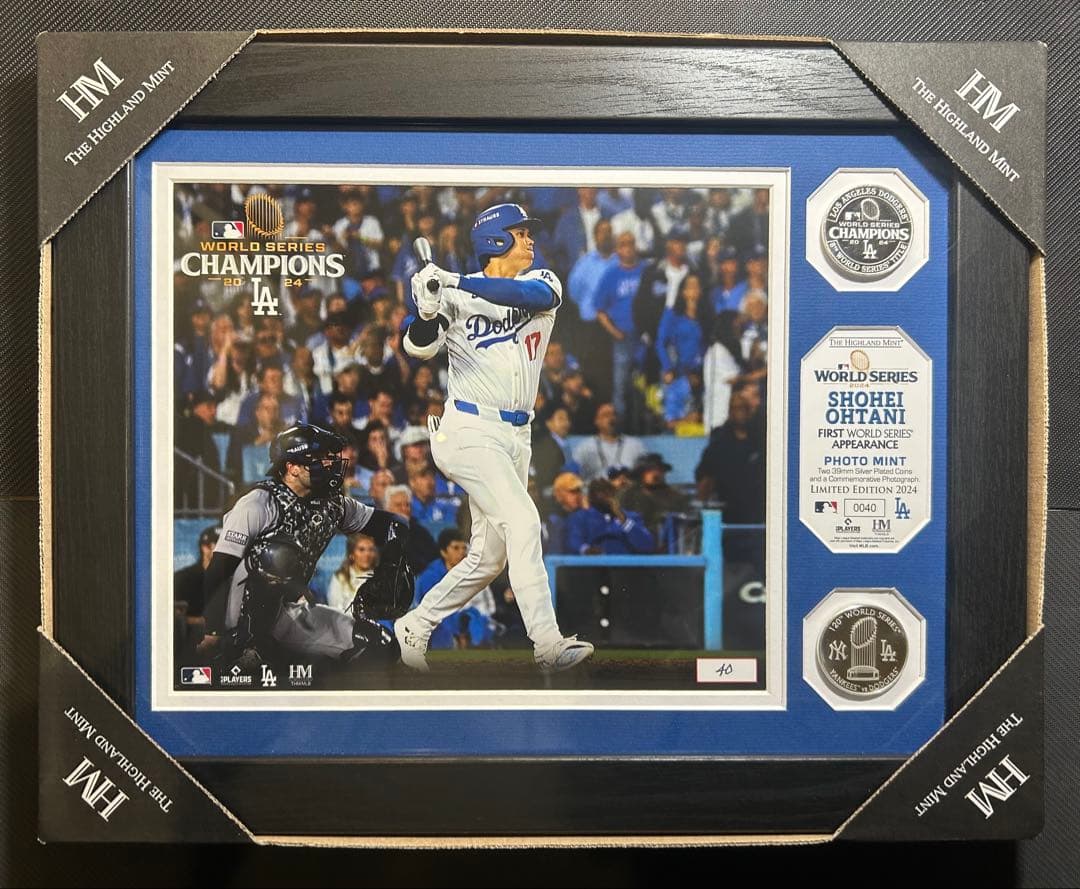 MLB ドジャース 大谷翔平 ワールドシリーズ 2024 優勝記念 ダブル