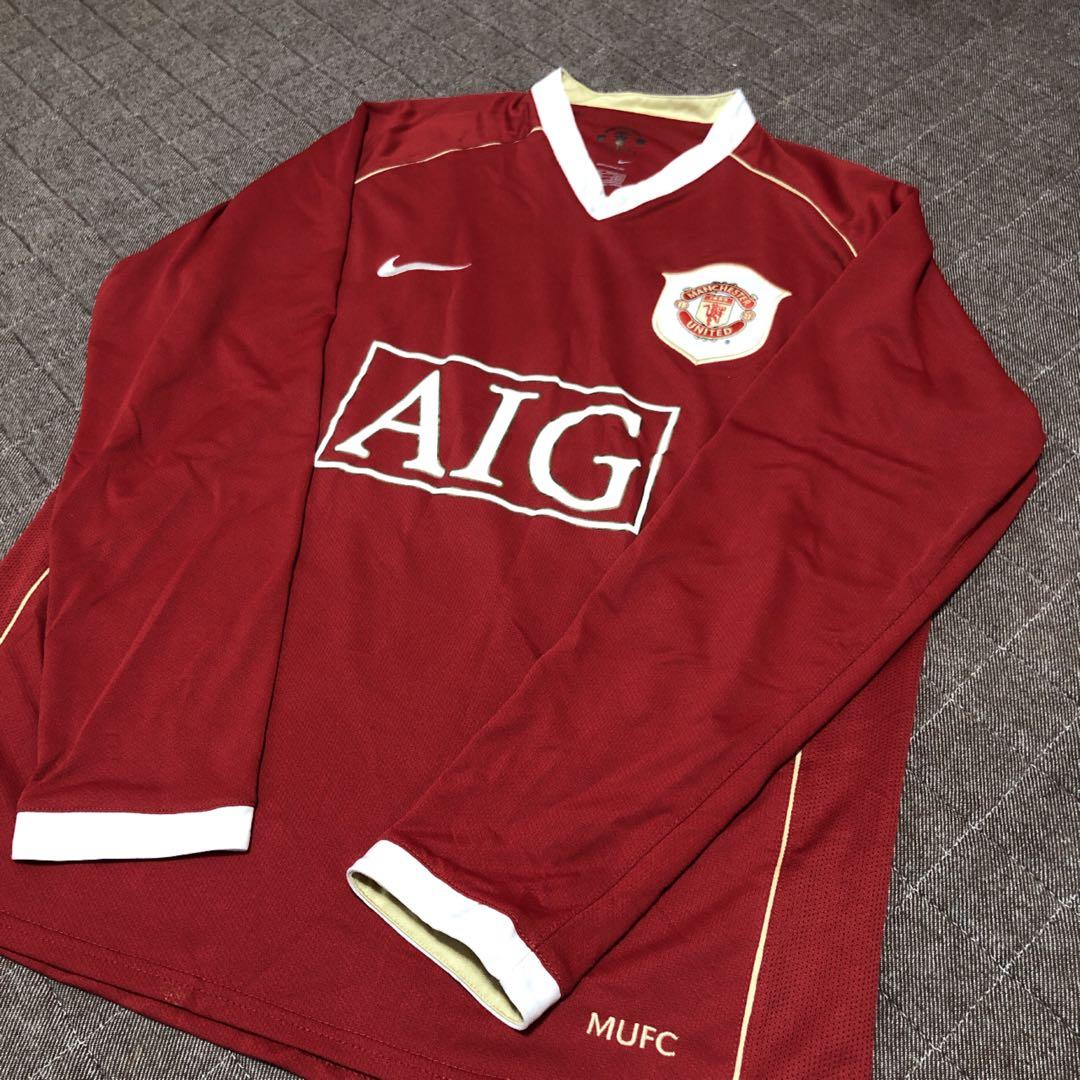 田中シェン着　マンチェスターユナイテッド　06 07 長袖　スールシャール