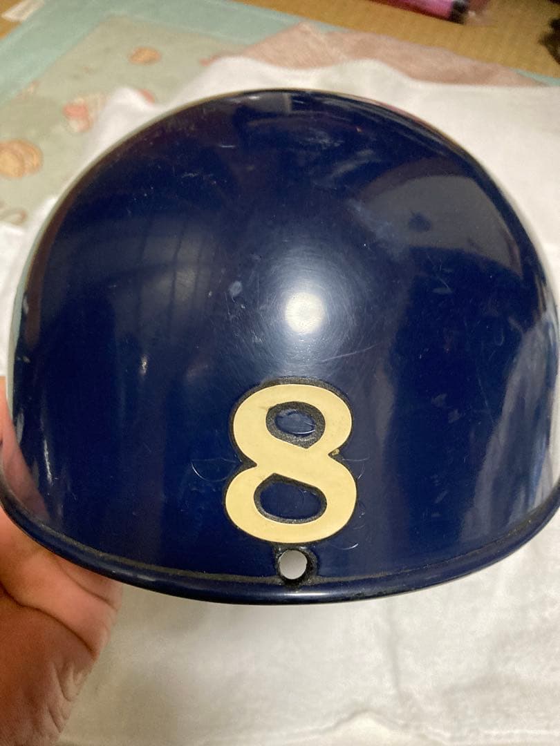 大洋ホエールズ　本物ヘルメット 背番号8