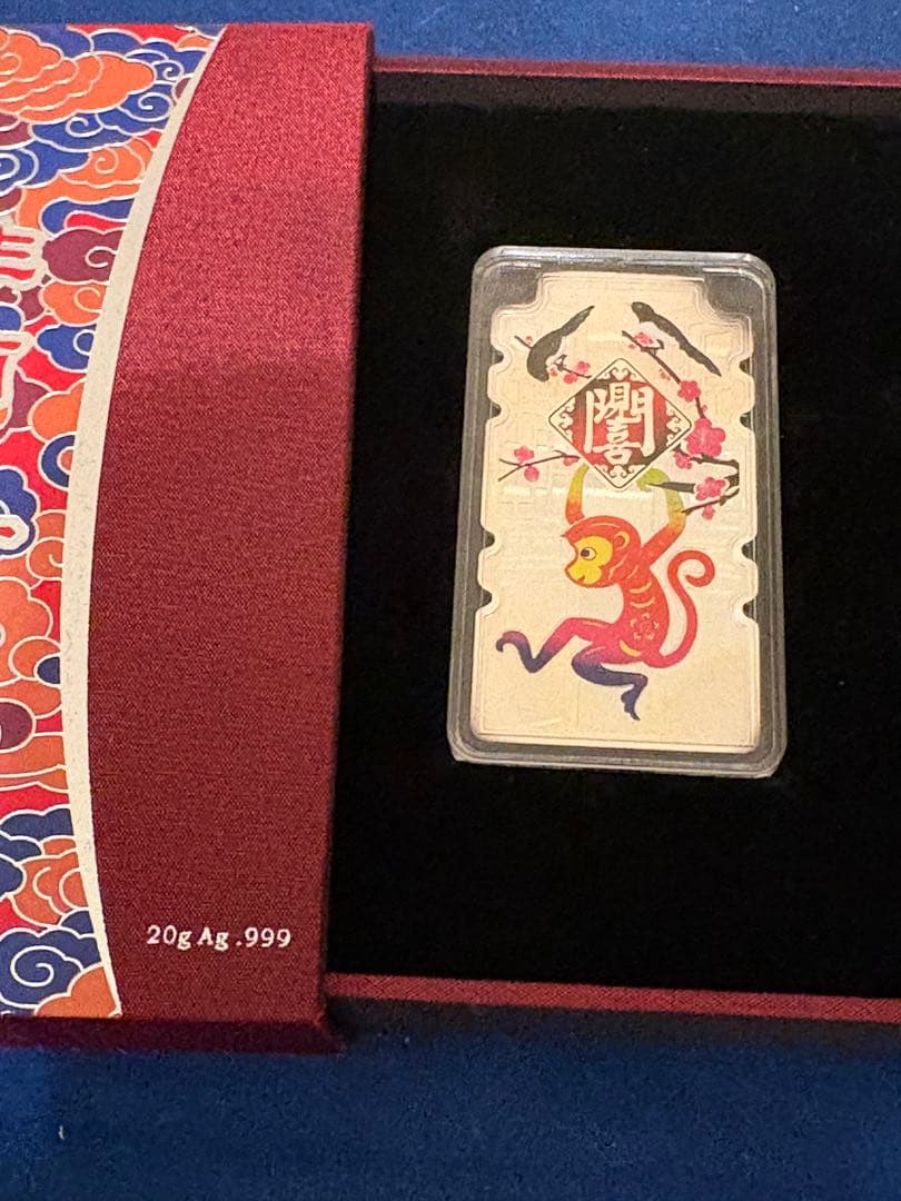 純銀 メダル silver Ag.999 カラー 銀メダル