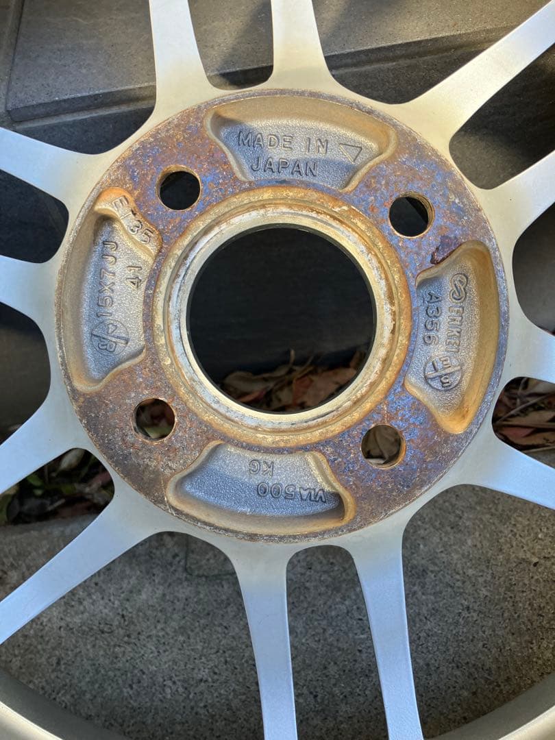 ENKEI RPF1 15インチ 7J+41 4H シルバー 2本セット